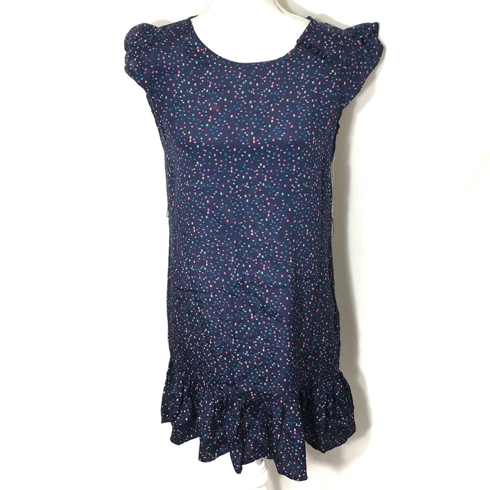 100% Silk Speckled Dress NWT Small Heritage 1981